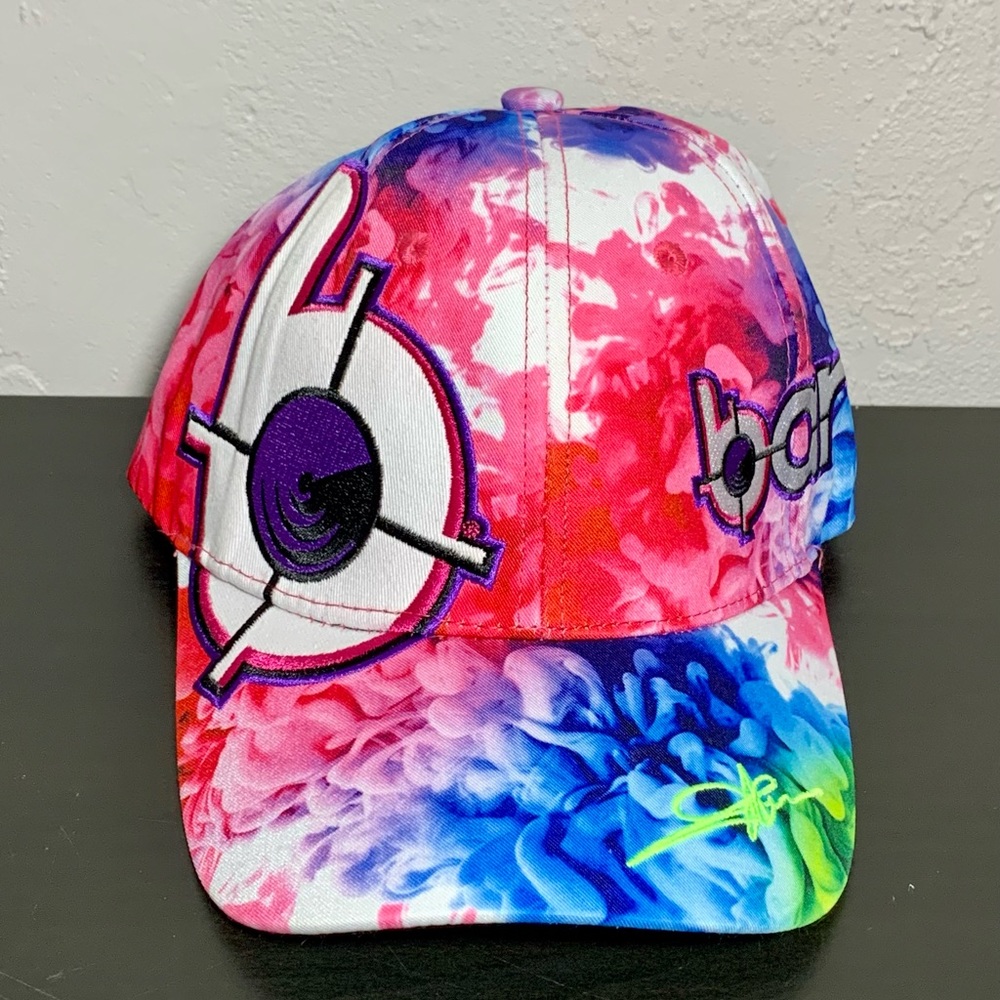 BANG Energy Drink Colorful Floral Snapback Hat.